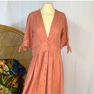 Free People Deep V Dress